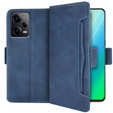 Etui z klapką do Xiaomi Redmi Note 12 Pro+ 5G, Card Slot, niebieskie