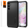 Etui Spigen do Samsung Galaxy  A35 5G, Tough Armor, Czarne + Szkło