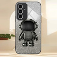 Etui do Samsung Galaxy A55 5G, Glitter Astronaut, czarne