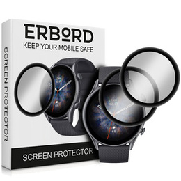 2x Szkło Hybrydowe ERBORD do Amazfit GTR 3 / 3 Pro