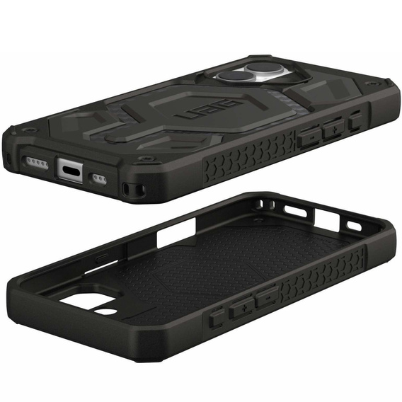 Etui Urban Armor Gear do iPhone 17, Monarch Pro Kevlar MagSafe, carbon fiber