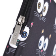 Etui na Laptopa 13" z Motywem Oczu – Czarne