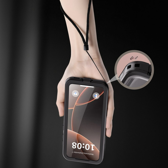 Wodoodporne etui Redpepper IP68 do Samsung Galaxy A56 5G – przezroczysta ochrona w każdych warunkach