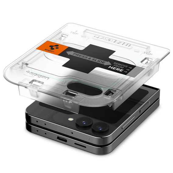 SPIGEN Szkło Hartowane do Samsung Galaxy Z Flip7 FE / Z Flip6 , Glas.TR EZ Fit (2 sztuki)
