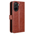 Etui z klapką do Xiaomi Redmi A5, Crazy Horse Wallet, brązowe