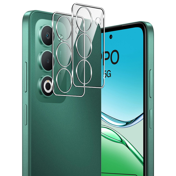 2x Szkło hartowane na aparat ERBORD do Oppo A5 5G / A5m, Przezroczyste