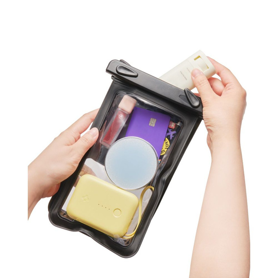 SPIGEN A603 Uniwersalne Wodoodporne Etui - czarne