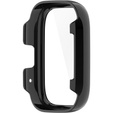 2w1 Etui + Szkło Hartowane do Xiaomi Redmi Watch 3 Active, Czarny