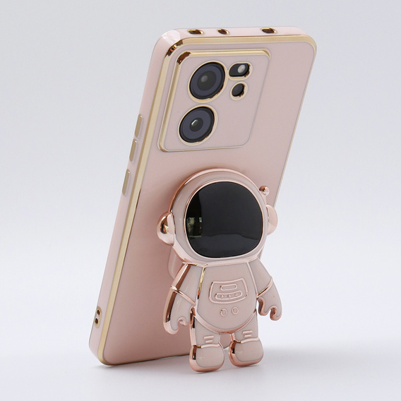 Etui do Xiaomi 13T / 13T Pro, Astronaut, różowe rose gold