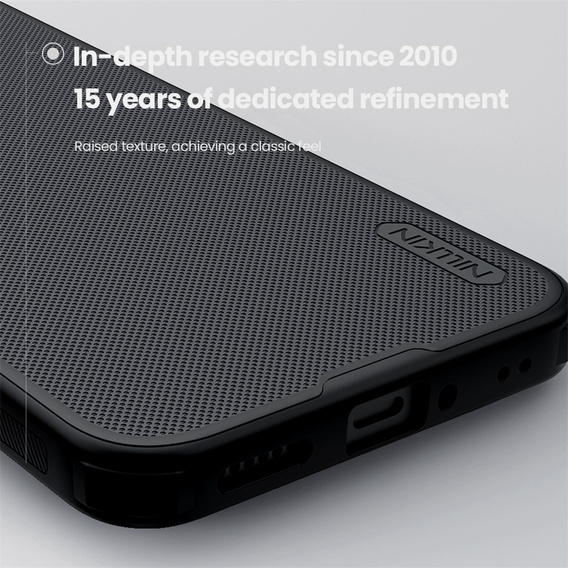 Etui NILLKIN do Xiaomi 15T Pro, Super Frosted Shield Case, czarne