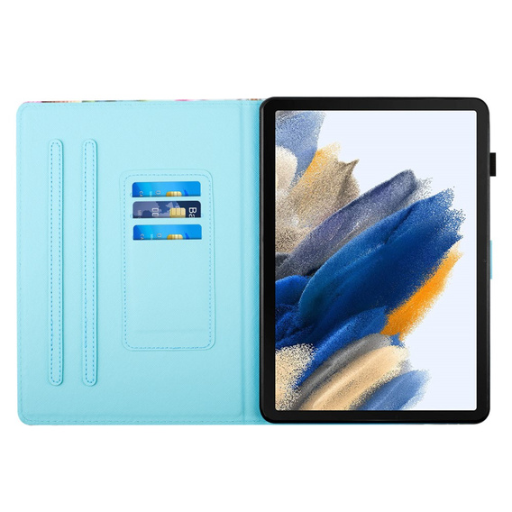 Etui do Lenovo Tab M10 Plus TB-X606F, z klapką, corgi dog