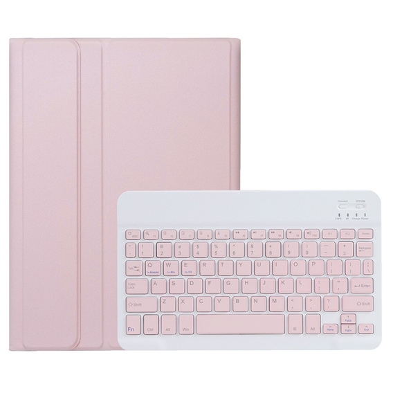 Etui z klawiaturą bluetooth do Xiaomi Pad 7 / 7 Pro, Różowe