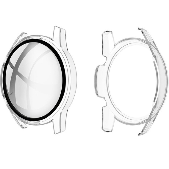 2w1 Etui + Szkło Hartowane do Huawei Watch GT 2 46mm, Przezroczyste