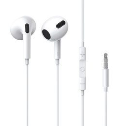 Baseus Encok H17 – słuchawki douszne z mikrofonem mini jack 3,5 mm białe