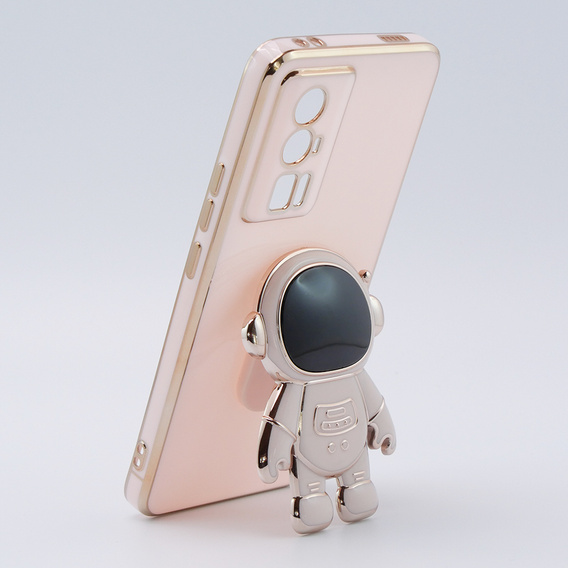 Etui do Xiaomi Poco F5 Pro, Astronaut, różowe