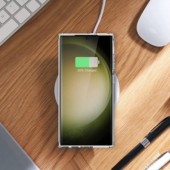 Etui do Samsung Galaxy S23 Ultra, Hybrid MagSafe, magnetyczne przezroczyste