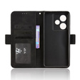 Etui z klapką do Realme GT 7 / 7T, Card Slot, czarne