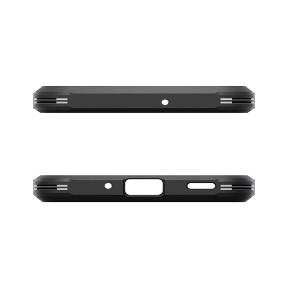 Etui Spigen do Samsung Galaxy A56 5G, Tough Armor, czarne + Szkło Hartowane 9H