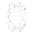 Etui do Garmin Fenix 7s, Transparent 