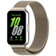 Bransoleta Milanese do Samsung Galaxy Fit 3, Beżowa