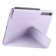 Magnetyczne etui origami do Samsung Galaxy Tab S10 Lite / S10 FE / S9 FE / S9 – fioletowe