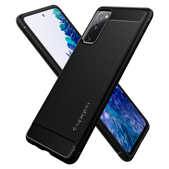 Etui Spigen do Samsung Galaxy S20 FE, Rugged Armor, czarne ACS01847
