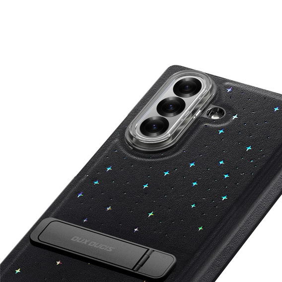 Etui Dux Ducis Stex do Samsung Galaxy Z Fold7 5G z podstawką i szkłem hartowanym