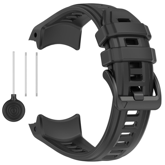 Pasek Silikonowy do Garmin Instinct 3 45mm, Czarny