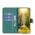 Etui z klapką do Oppo Reno 11F 5G, Wallet, BINFEN COLOR, zielone