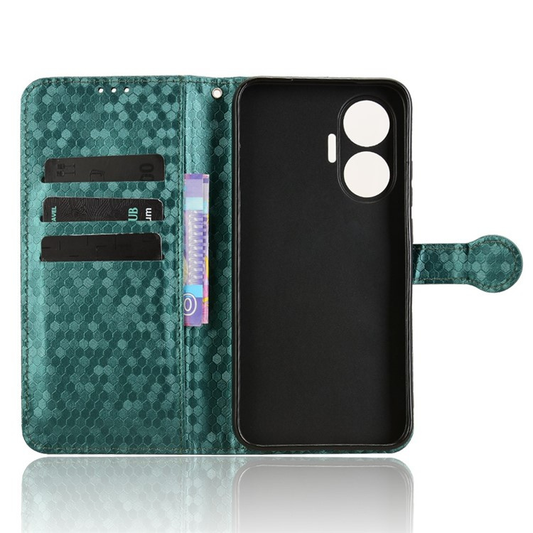 Zielone etui Xiaomi Poco F7 z zamknięciem magnetycznym i ochroną ekranu