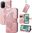Etui z klapką do Xiaomi Redmi A5, Butterfly, różowe rose gold