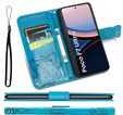 Etui z klapką do Xiaomi Poco F7 Ultra, Butterfly, niebieskie