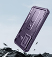 Etui pancerne do Samsung Galaxy A56 5G, Dexnor Kickstand Cam Protector, fioletowe