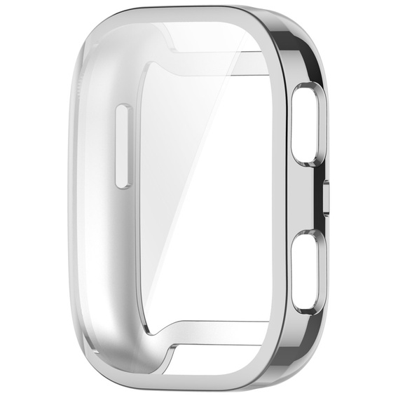 Etui z elastycznego TPU do Amazfit Bip 6 – pełna ochrona i stylowy wygląd - srebrne