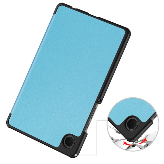 Etui z klapką do Samsung Galaxy Tab A11/A9, Smartcase, niebieskie