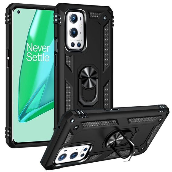 Etui pancerne do OnePlus 9 Pro, Nox Case Ring, czarne