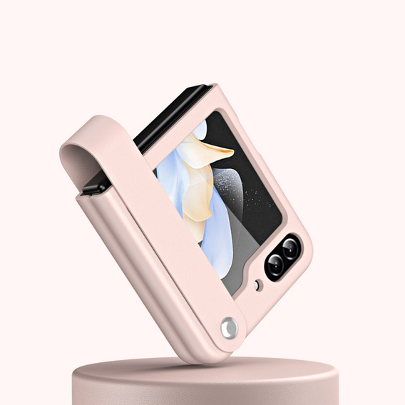 Etui Wristband Kickstand do Samsung Galaxy Z Flip5 5G, Różowe