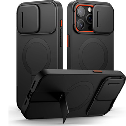 Etui do iPhone 15 Pro, Suritch Shockproof, do MagSafe, czarne