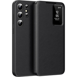 Etui z klapką do Samsung Galaxy S25 Ultra, Smart View Wallet, czarne