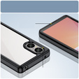 Etui do Sony Xperia 5 V, Fusion Hybrid, przezroczyste / czarne