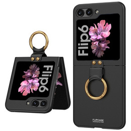 Etui GKK Ring Holder do Samsung Galaxy Z Flip7 FE / Z Flip6, czarne