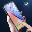 Etui do Samsung Galaxy S24, Shockproof, z folią na ekran, do MagSafe, czarne