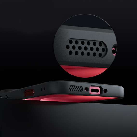 Etui do Oppo Find X9 Pro, Fusion Hybrid, przezroczyste z czarną ramką