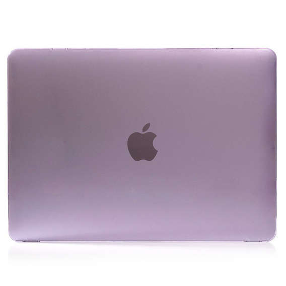 Etui do MacBook Air 13 A2337 M1 A2179 A1932, Hard Case Obudowa, Fioletowe