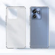 Etui do Motorola Edge 40, Fusion Hybrid, przezroczyste