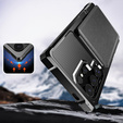 Etui do Samsung Galaxy S25 Ultra, Card Holder Kickstand, czarne