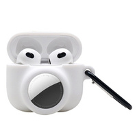 Etui Silicone na Słuchawki Apple AirPods 3, z miejscem na AirTag, White