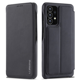 Etui z klapką do Samsung Galaxy A53 5G, LC.IMEEKE, czarne