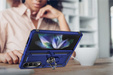 Etui pancerne do Samsung Galaxy Z Fold 4 5G, Nox Case Ring, niebieskie