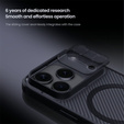 Etui Nillkin dla iPhone 17 Pro, CamShield Pro Magnetic, do MagSafe - czarne